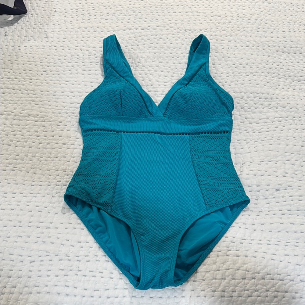 Sea Level Teal One Piece Swimsuit